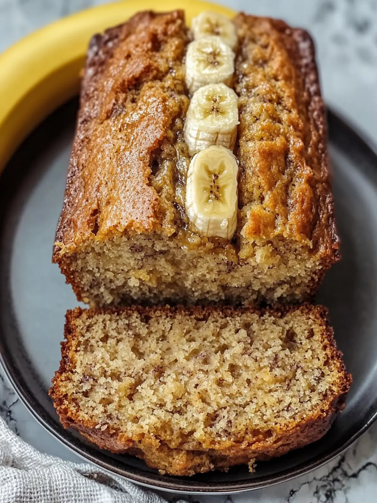 BEST Honey Vanilla Banana Bread