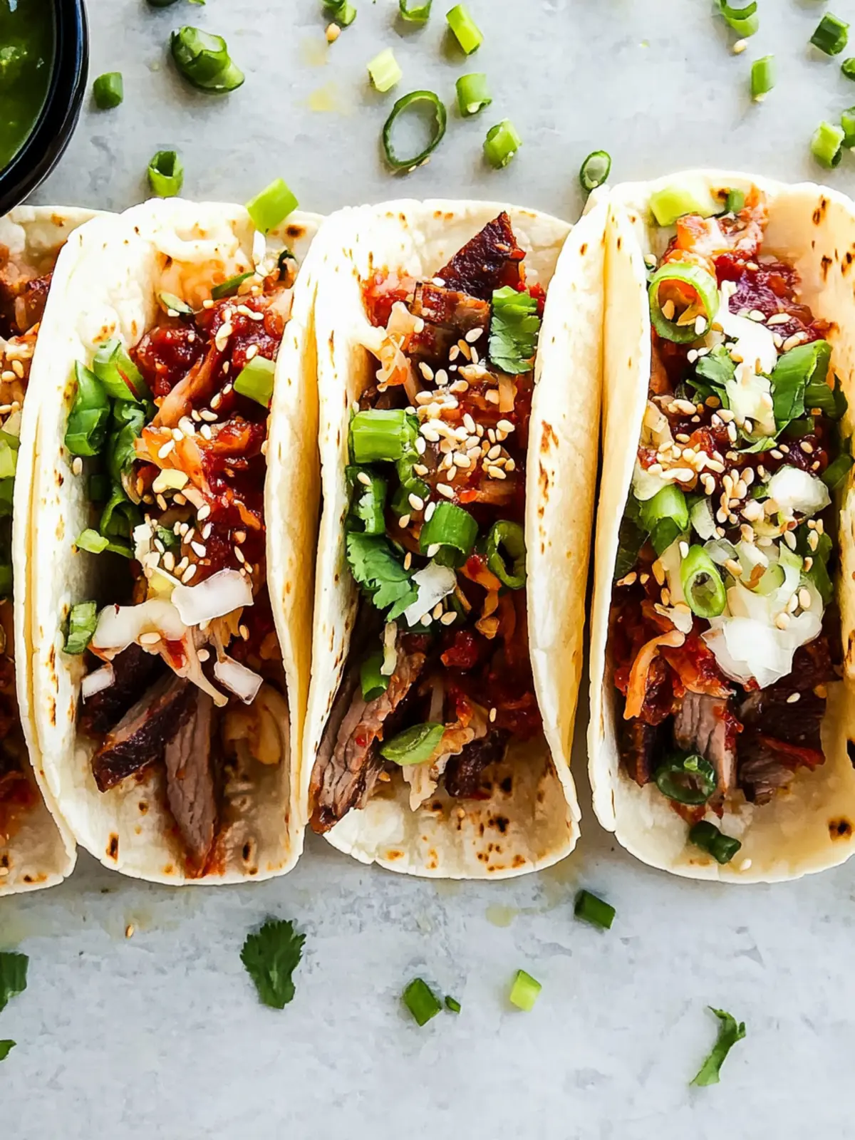Korean BBQ Tacos with Quick Kimchi: Your New Favorite Meal 2 Korean BBQ Tacos with Quick Kimchi