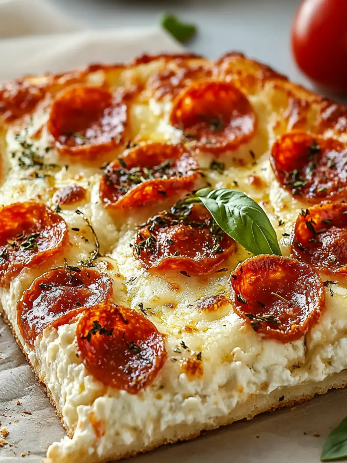 Cottage Cheese Pizza Bake