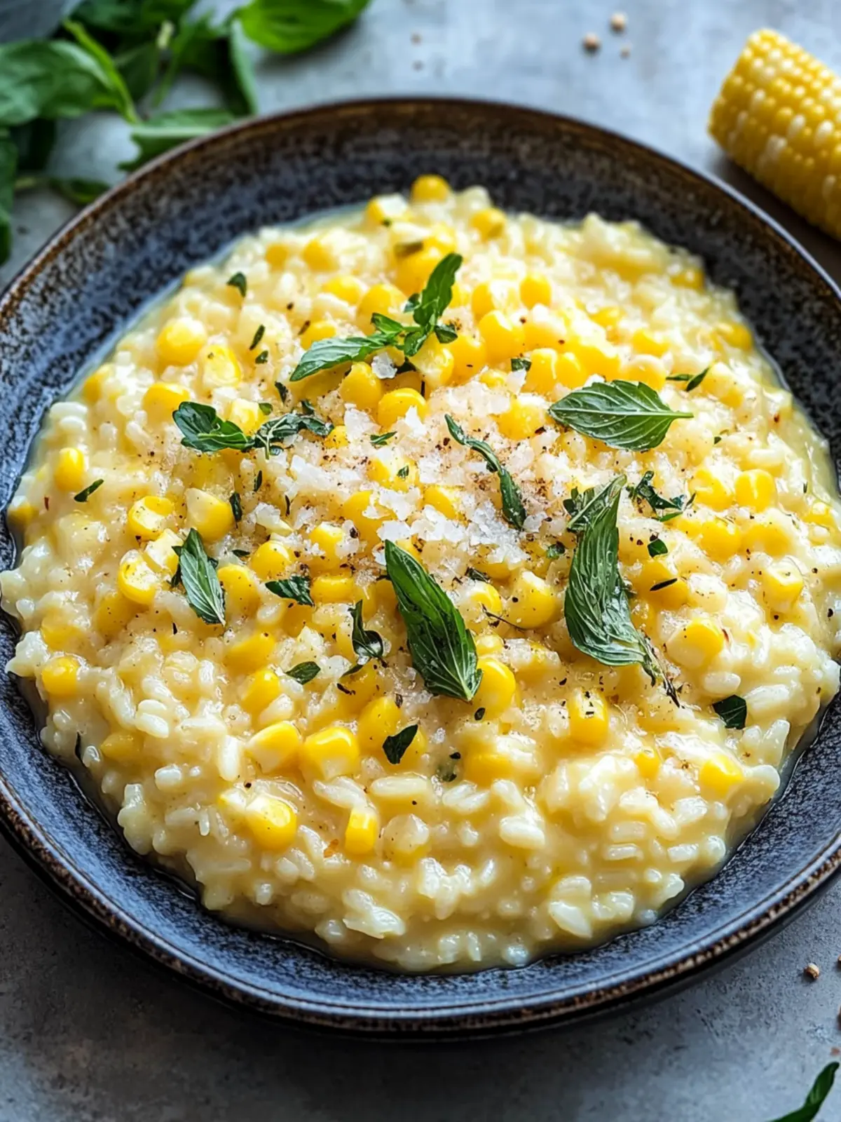 Creamy Sweet Corn Risotto