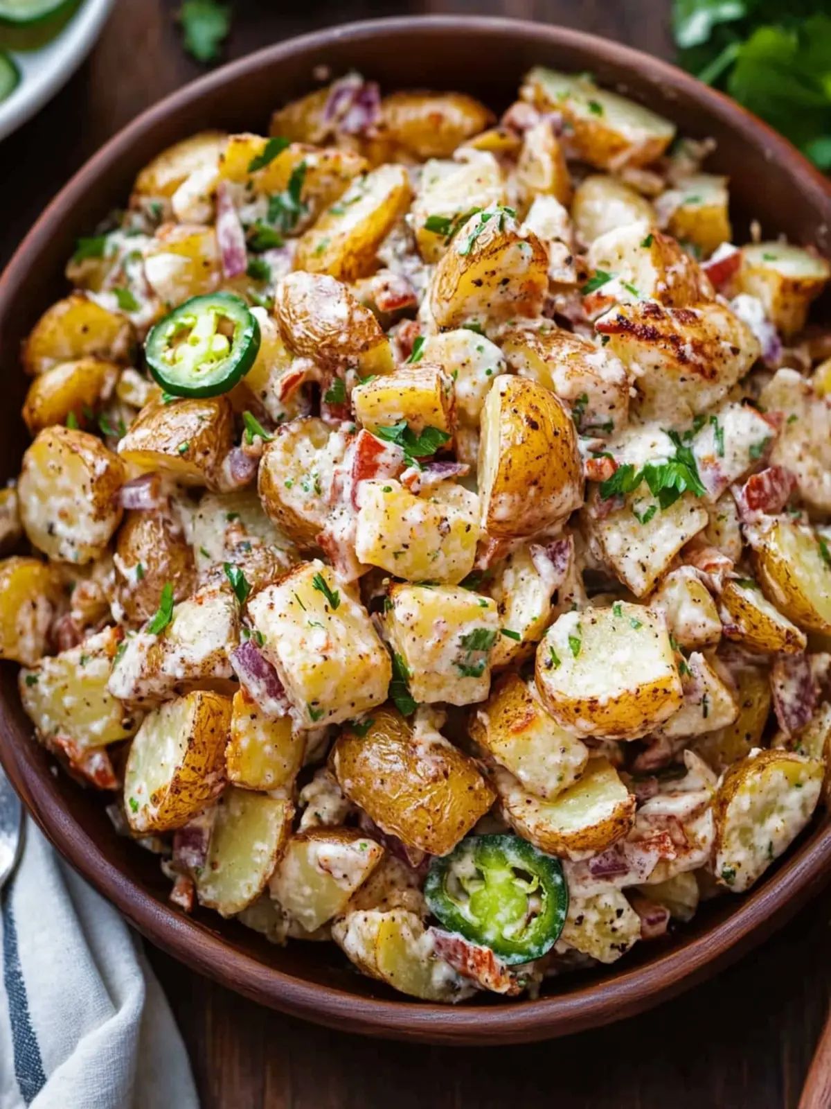 Jalapeño Popper Roasted Potato Salad for Bold Flavor Lovers 2 Jalapeño Popper Roasted Potato Salad