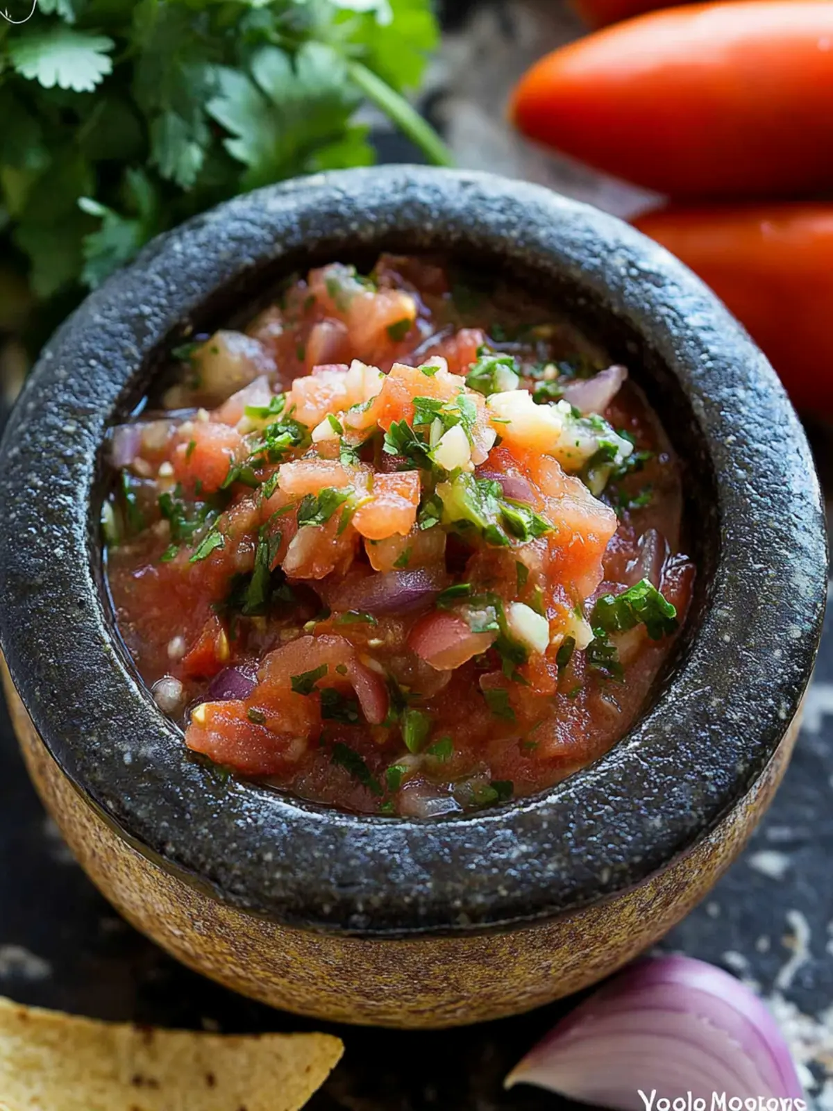Tomato Molcajete Salsa