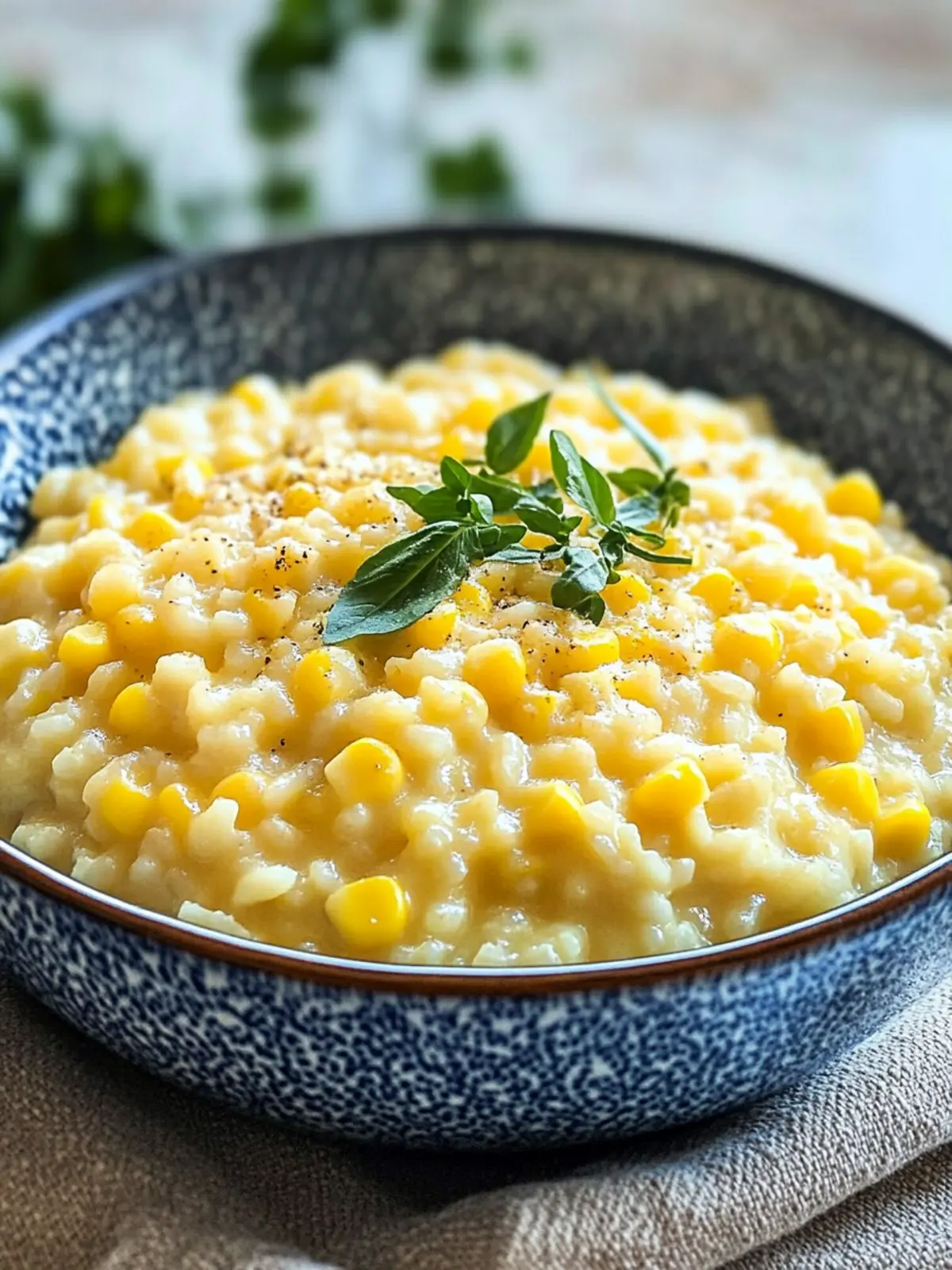 Creamy Sweet Corn Risotto
