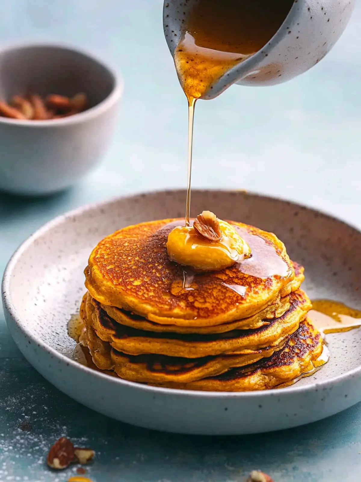 Healthy Pumpkin Pancakes