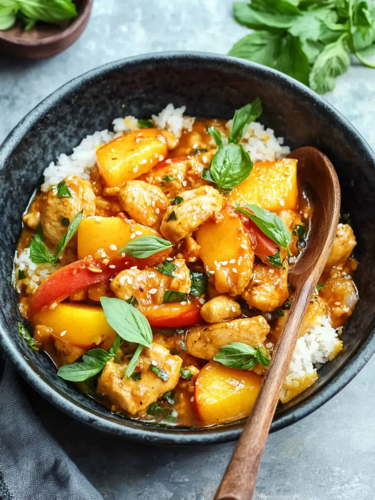 Thai Peach Chicken: A Quick & Flavorful Weeknight Delight 2 Thai Peach Chicken