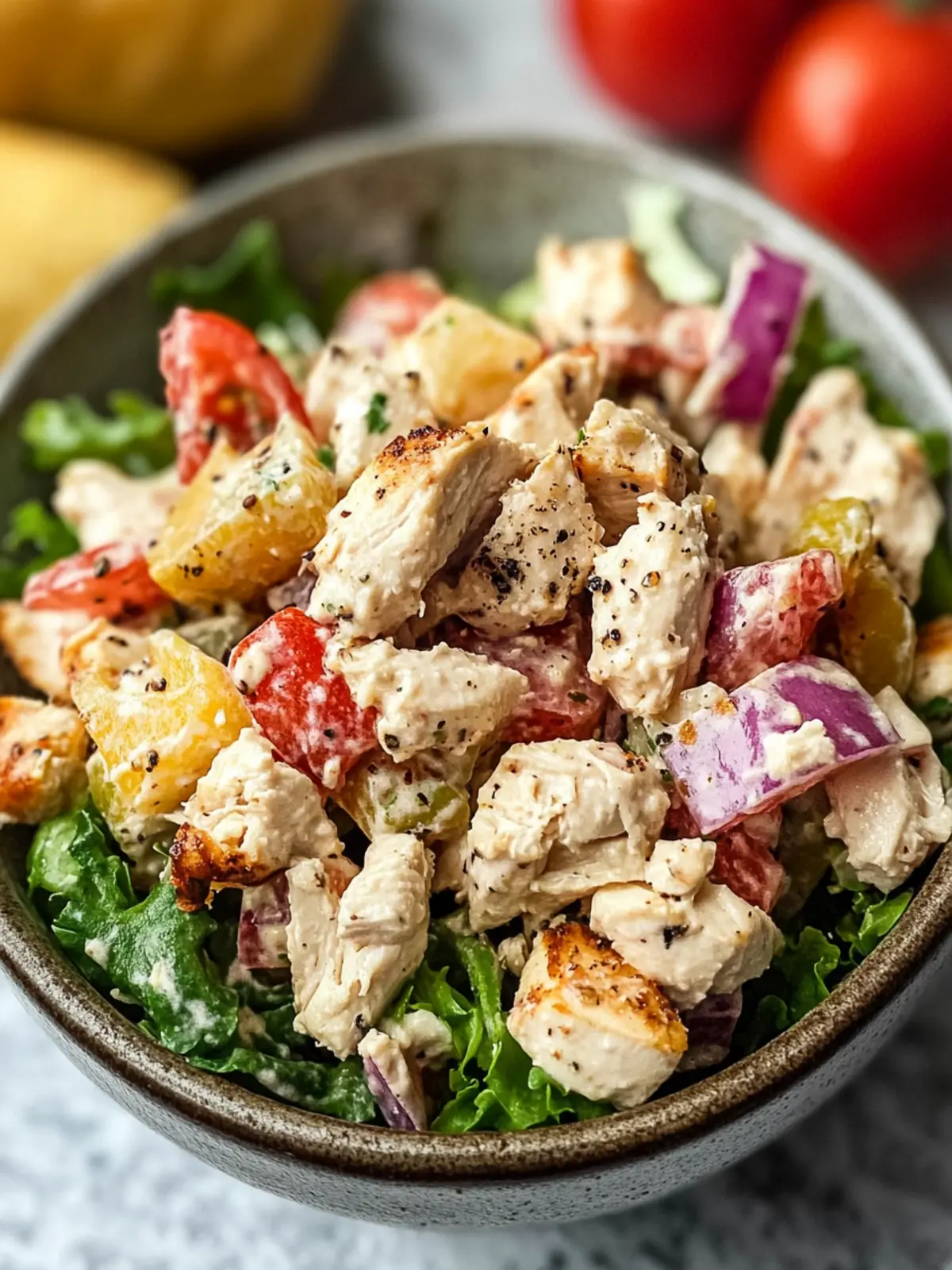 Italian Grinder Chicken Salad