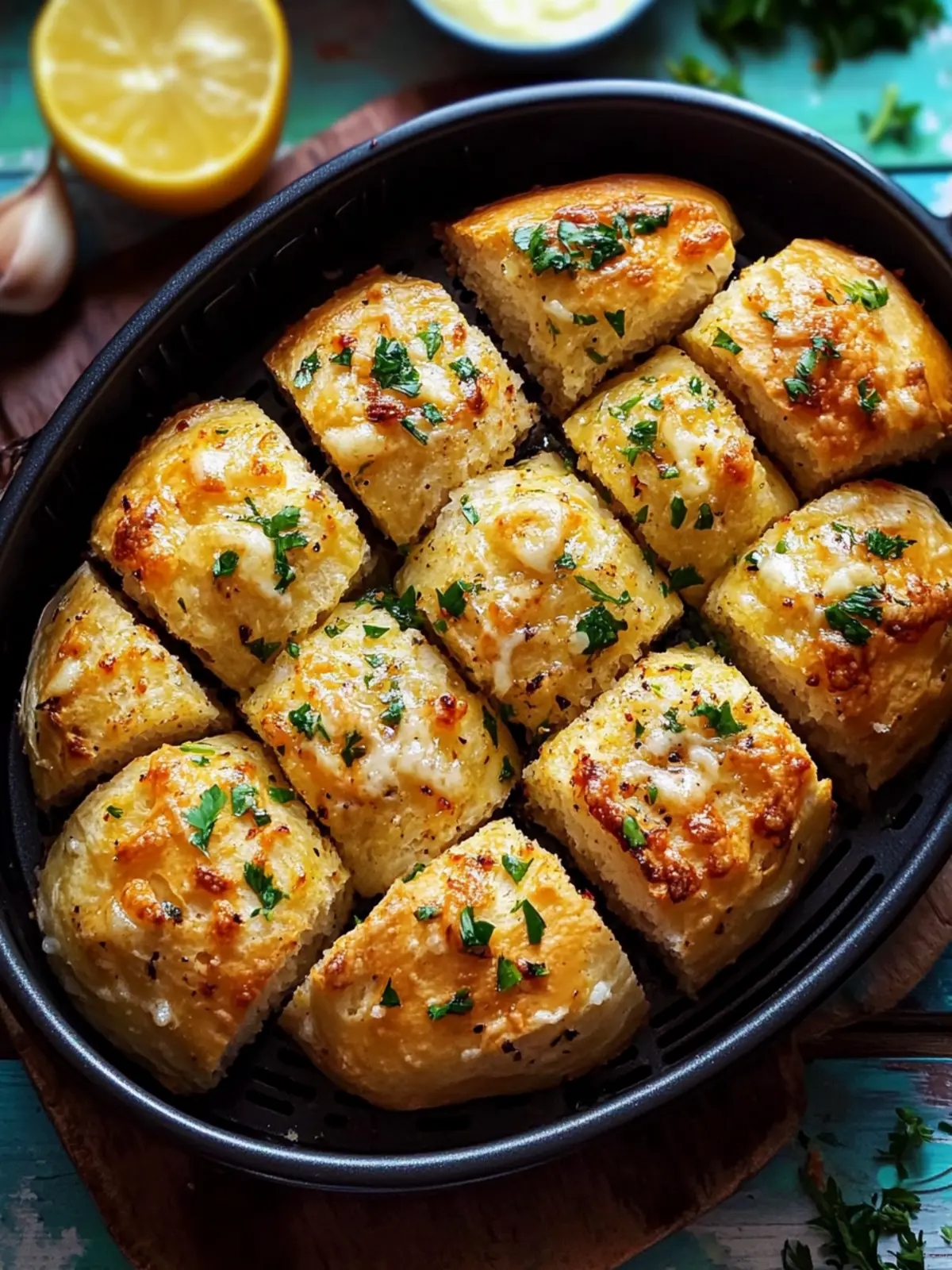 Air Fryer Garlic Bread