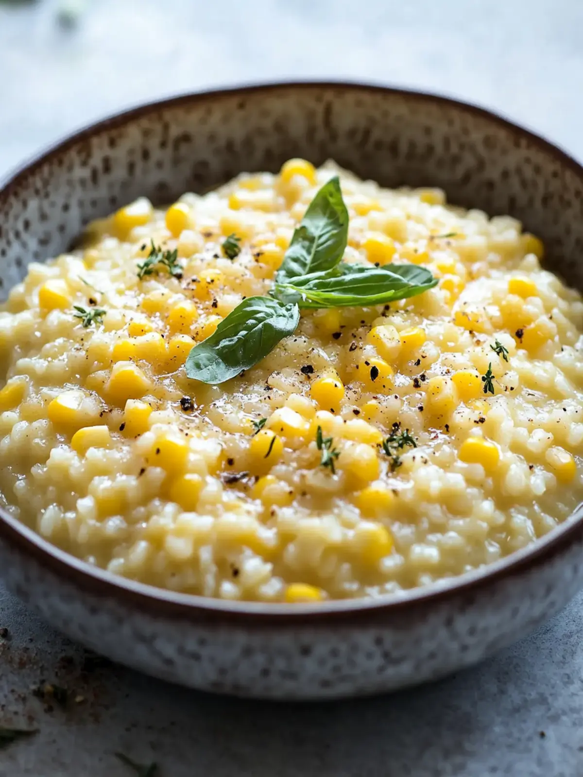 Creamy Sweet Corn Risotto