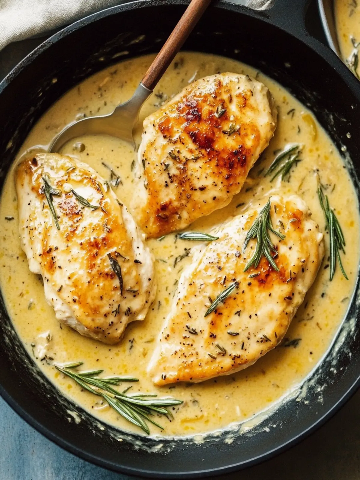 Deliciously Creamy Dijon Rosemary Chicken in Just 20 Minutes 4 Creamy Dijon Rosemary Chicken