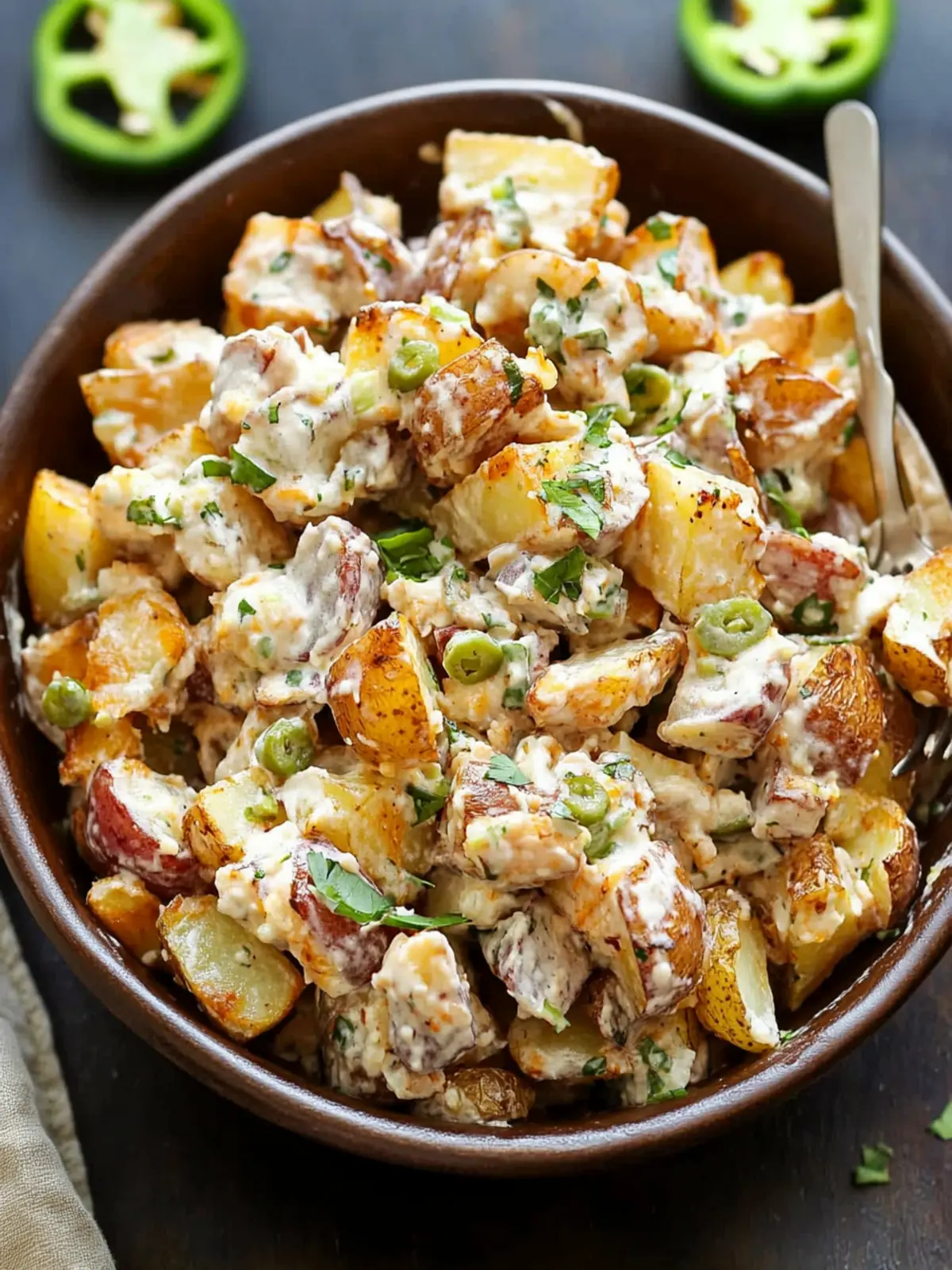 Jalapeño Popper Roasted Potato Salad for Bold Flavor Lovers 3 Jalapeño Popper Roasted Potato Salad