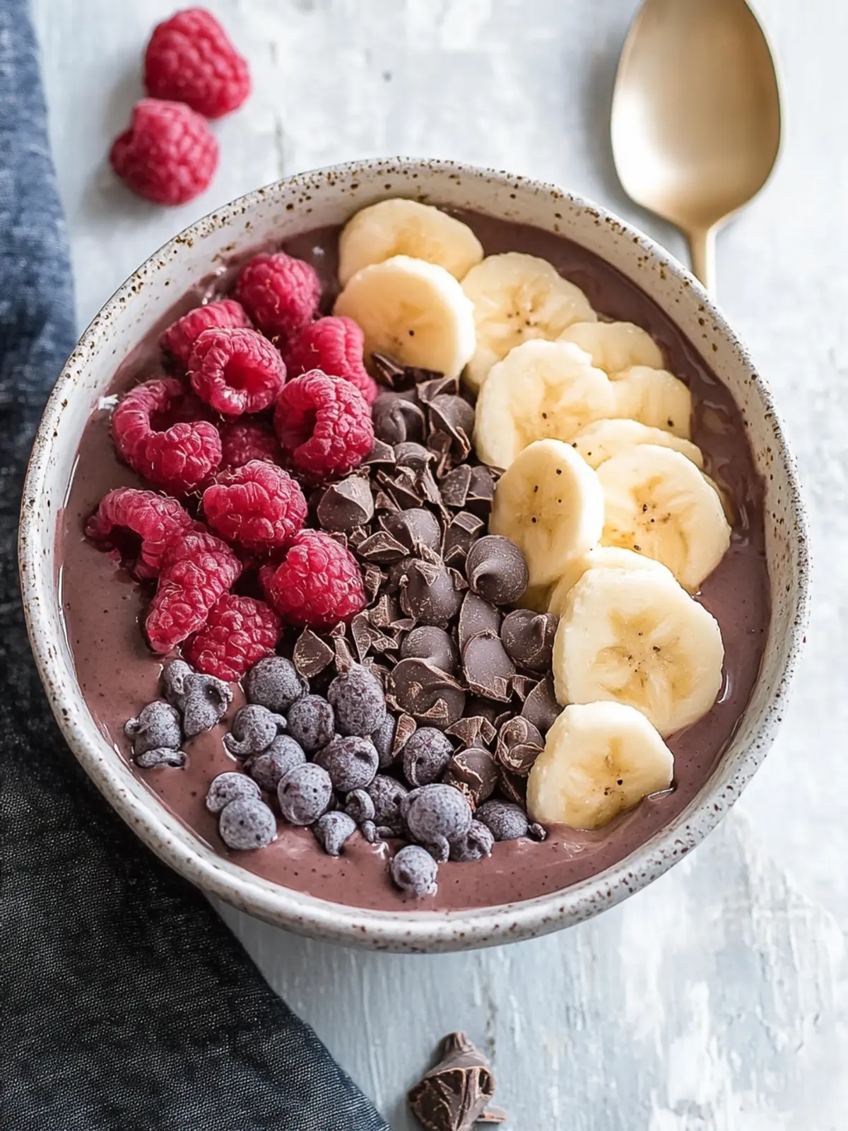 Delicious Chocolate Acai Bowl for a Nutritious Breakfast Boost 4 Chocolate Acai Bowl