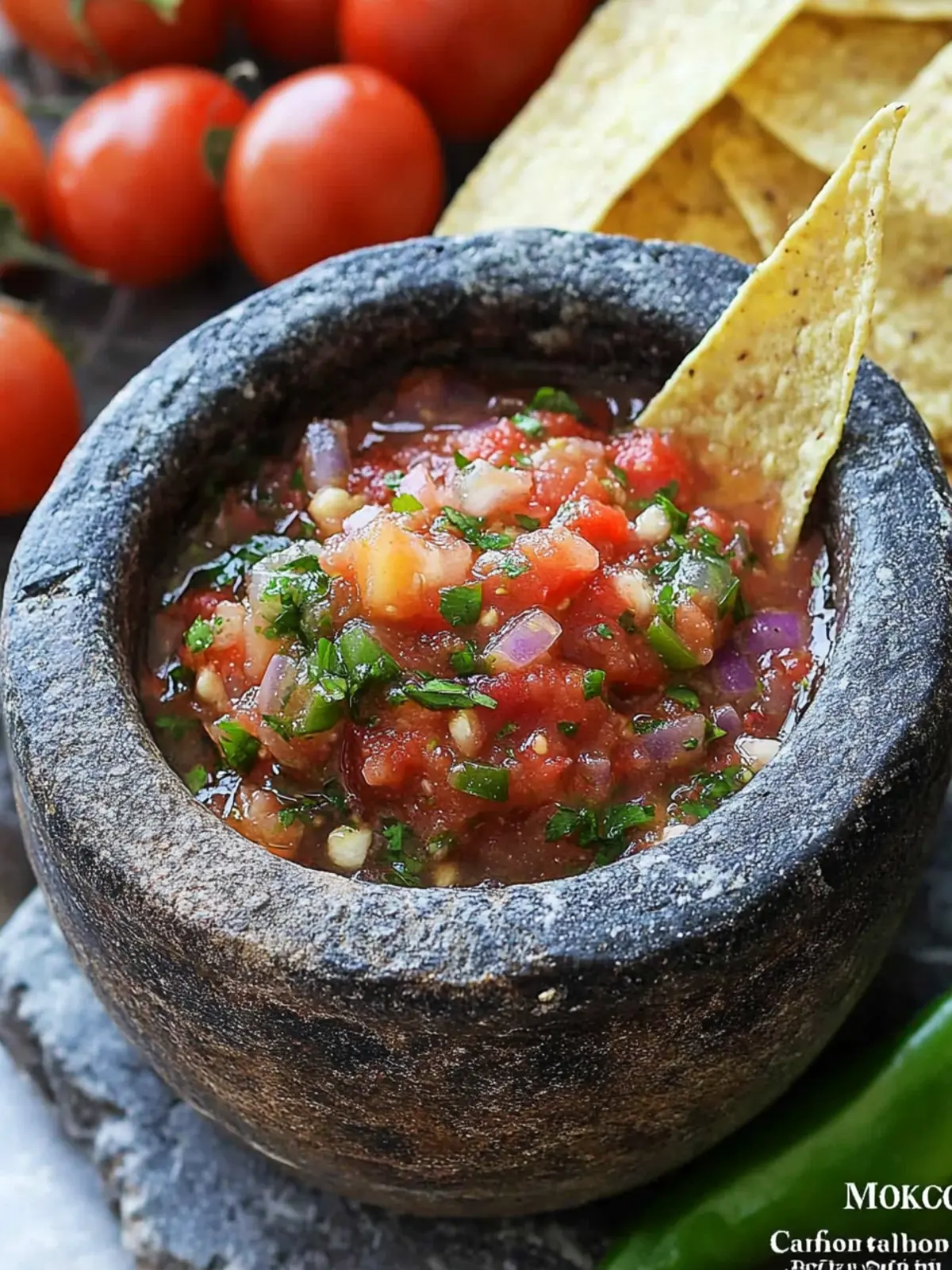 Tomato Molcajete Salsa