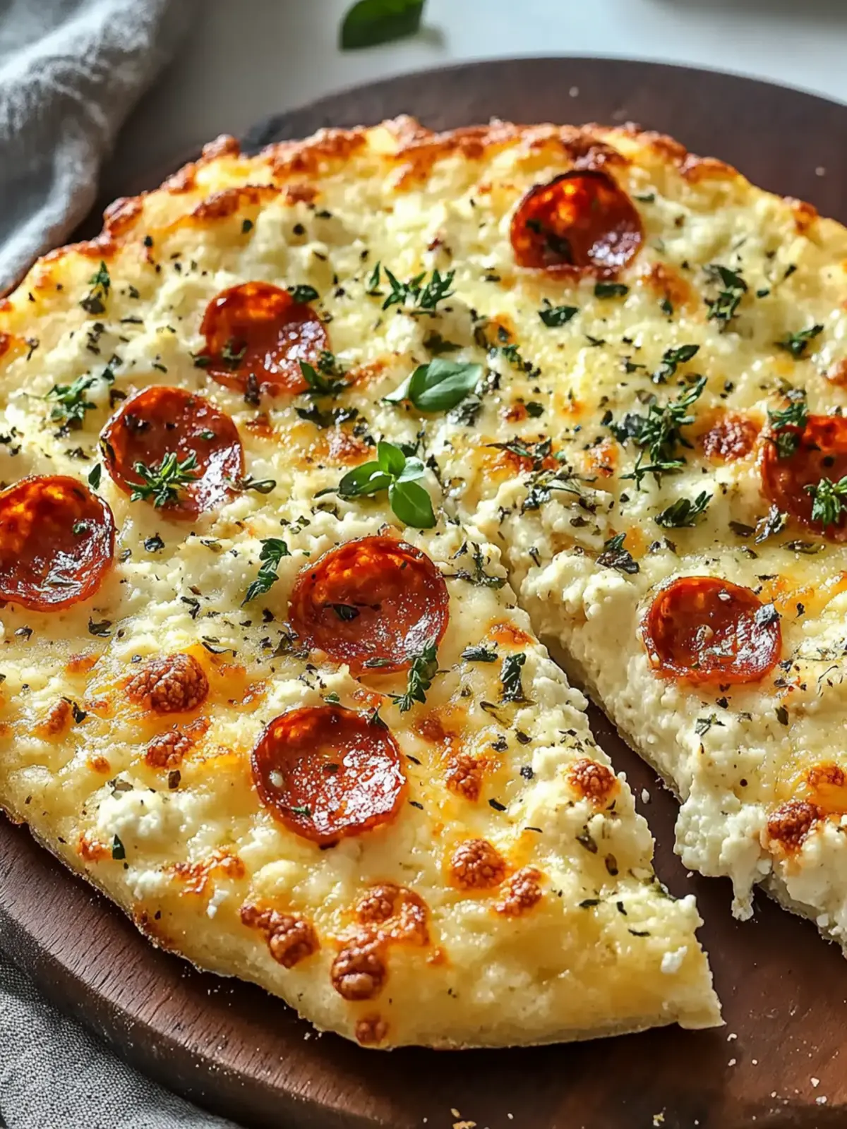 Cottage Cheese Pizza Bake