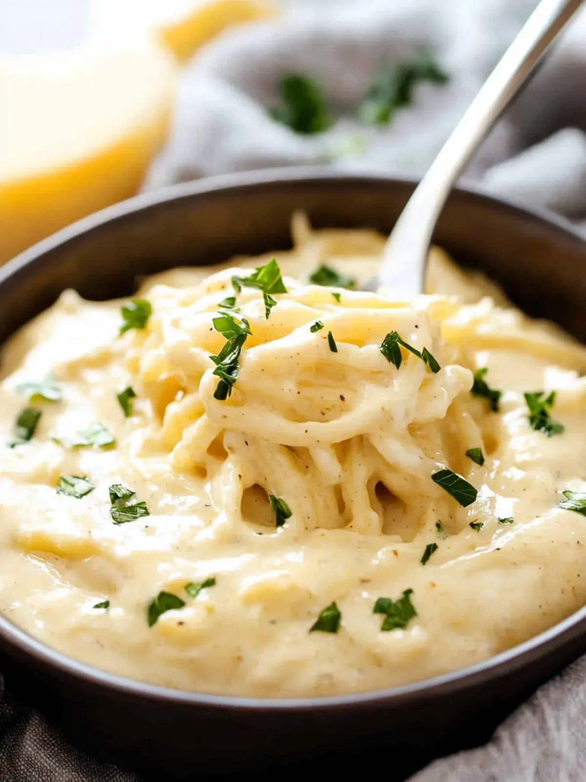 Creamy Greek Yogurt Alfredo Sauce