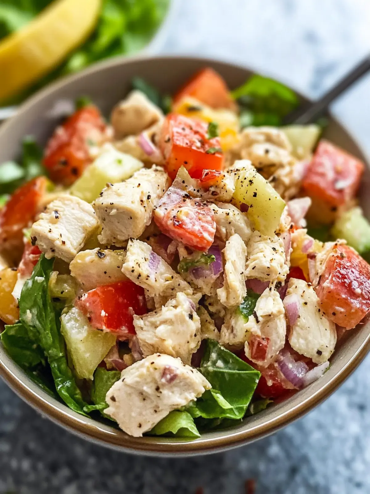 Italian Grinder Chicken Salad