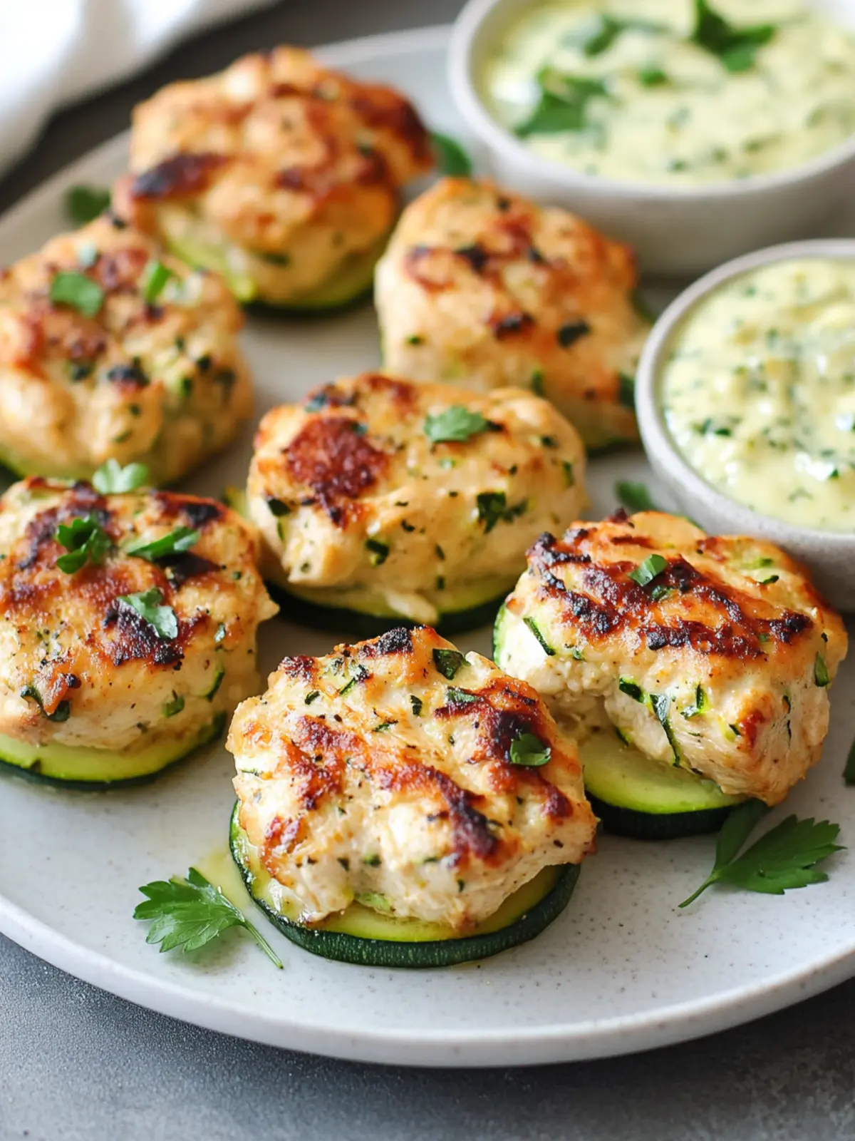Chicken Zucchini Poppers