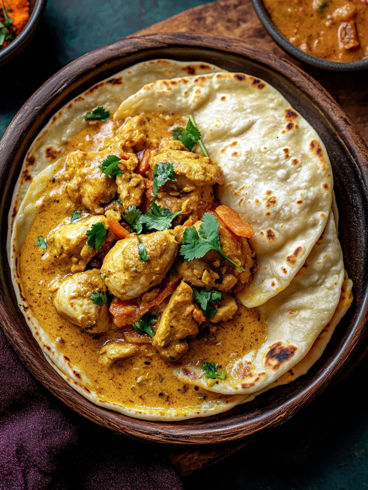 Curry Chicken Roti