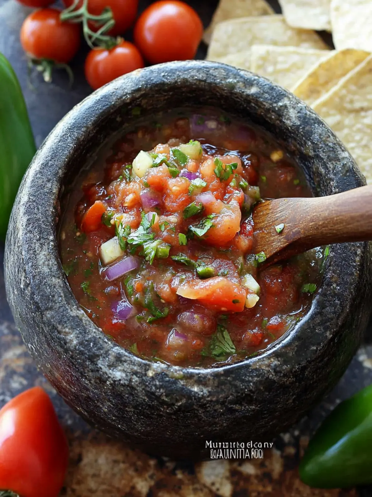 Tomato Molcajete Salsa