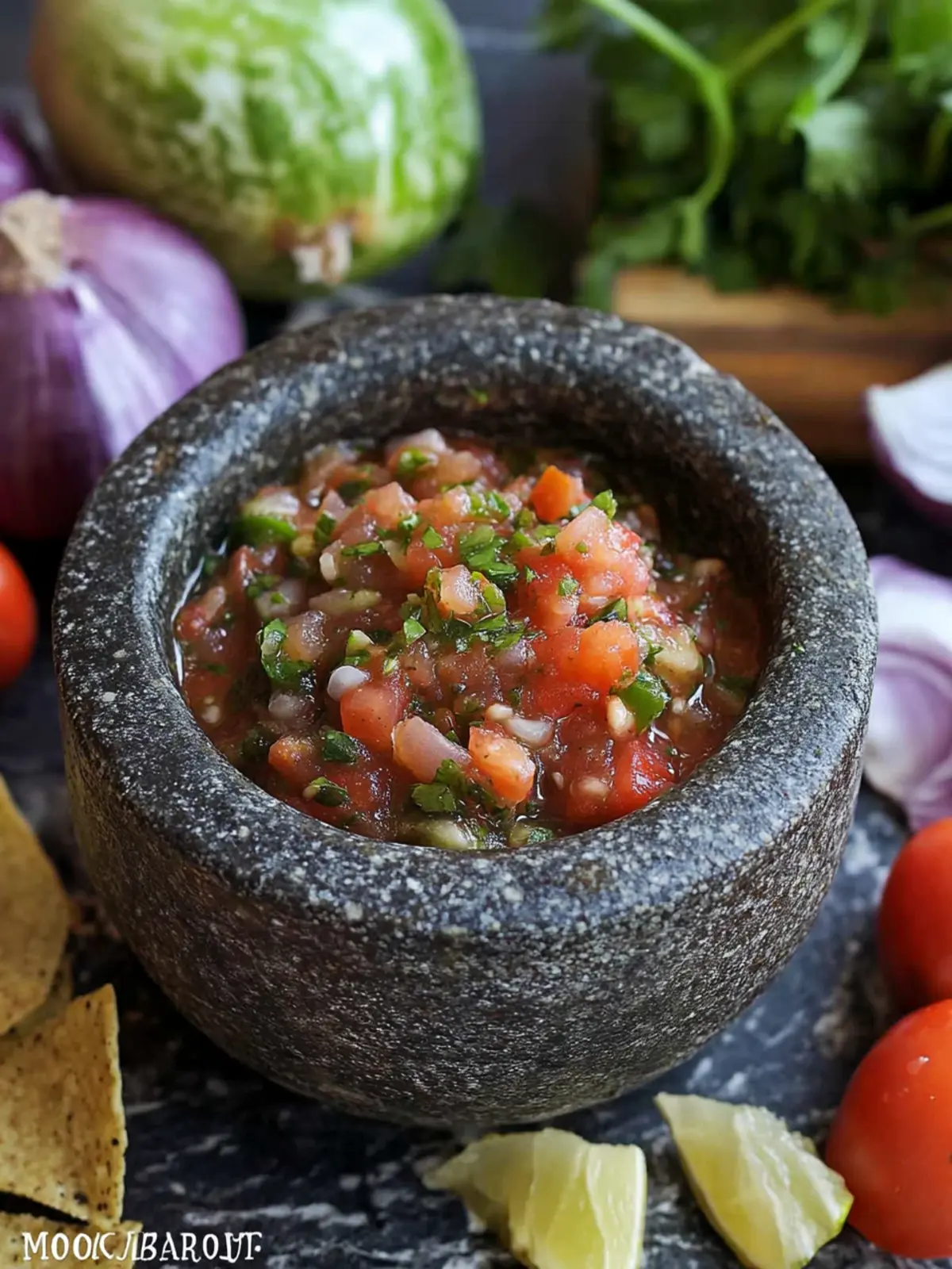 Tomato Molcajete Salsa