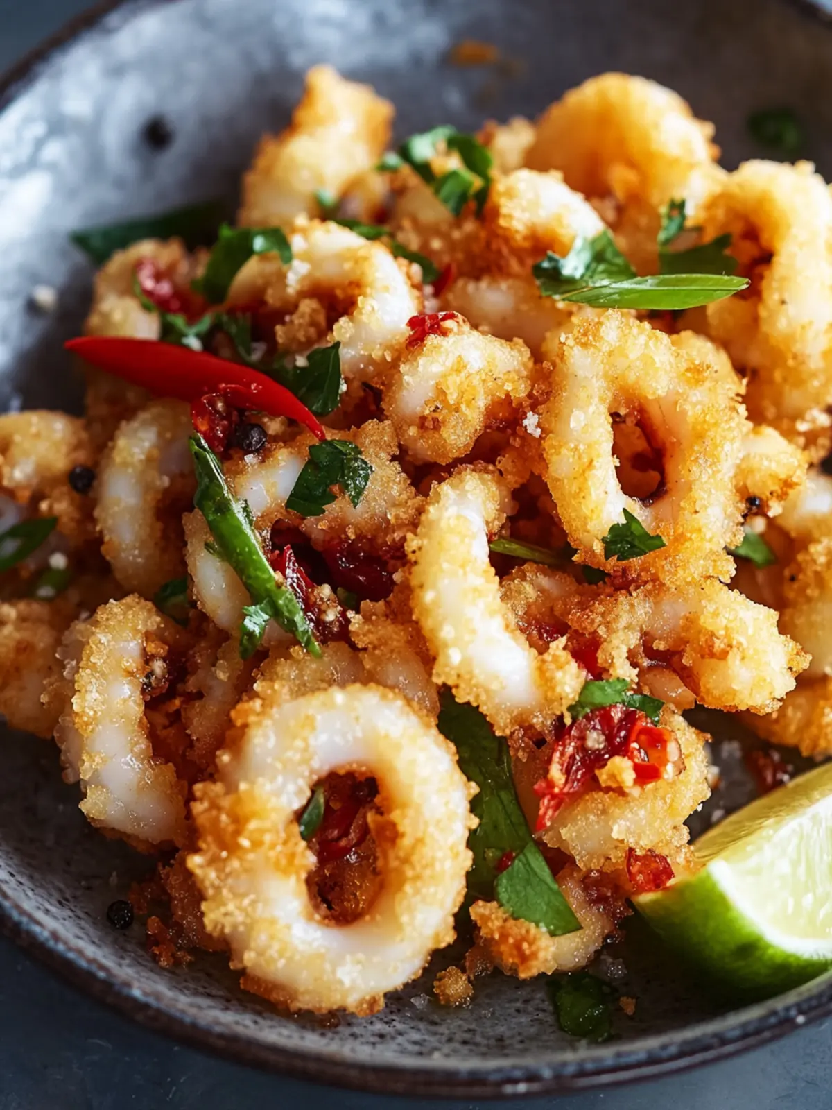 Crispy Salt and Pepper Squid for Easy Gourmet Dining at Home 3 Salt and Pepper Squid