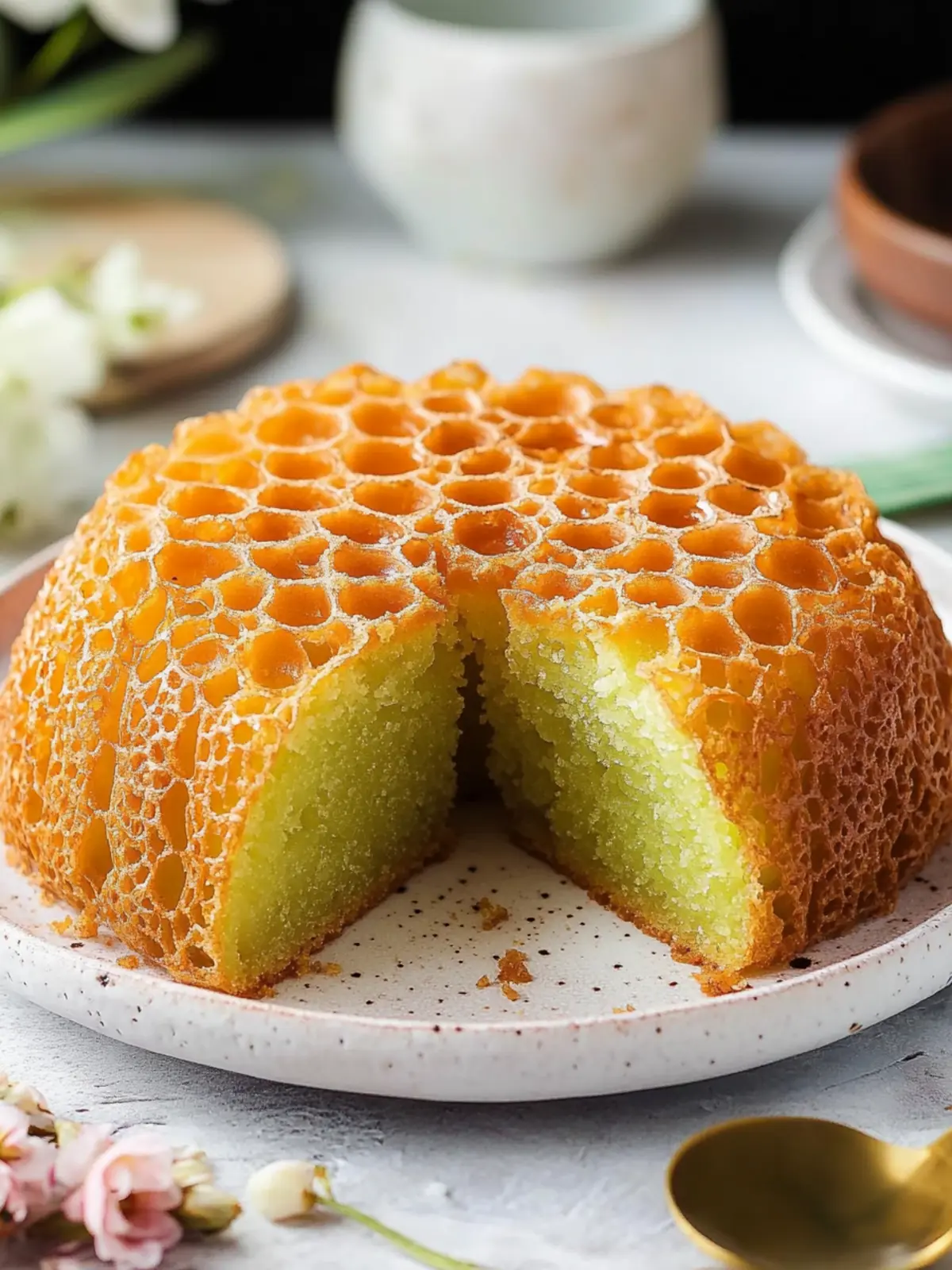 Banh Bo Nuong (Vietnamese Honeycomb Cake)