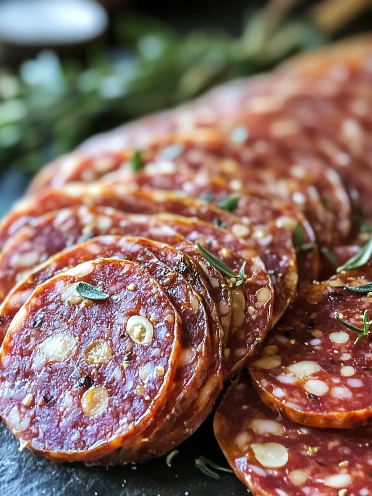 Homemade Vegan Salami