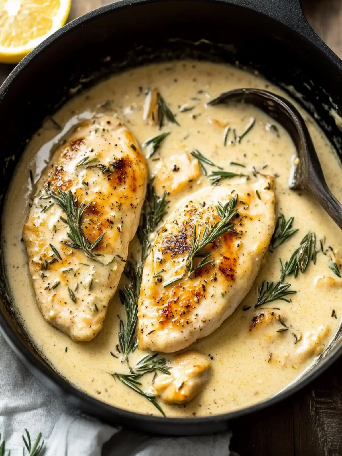 Deliciously Creamy Dijon Rosemary Chicken in Just 20 Minutes 3 Creamy Dijon Rosemary Chicken