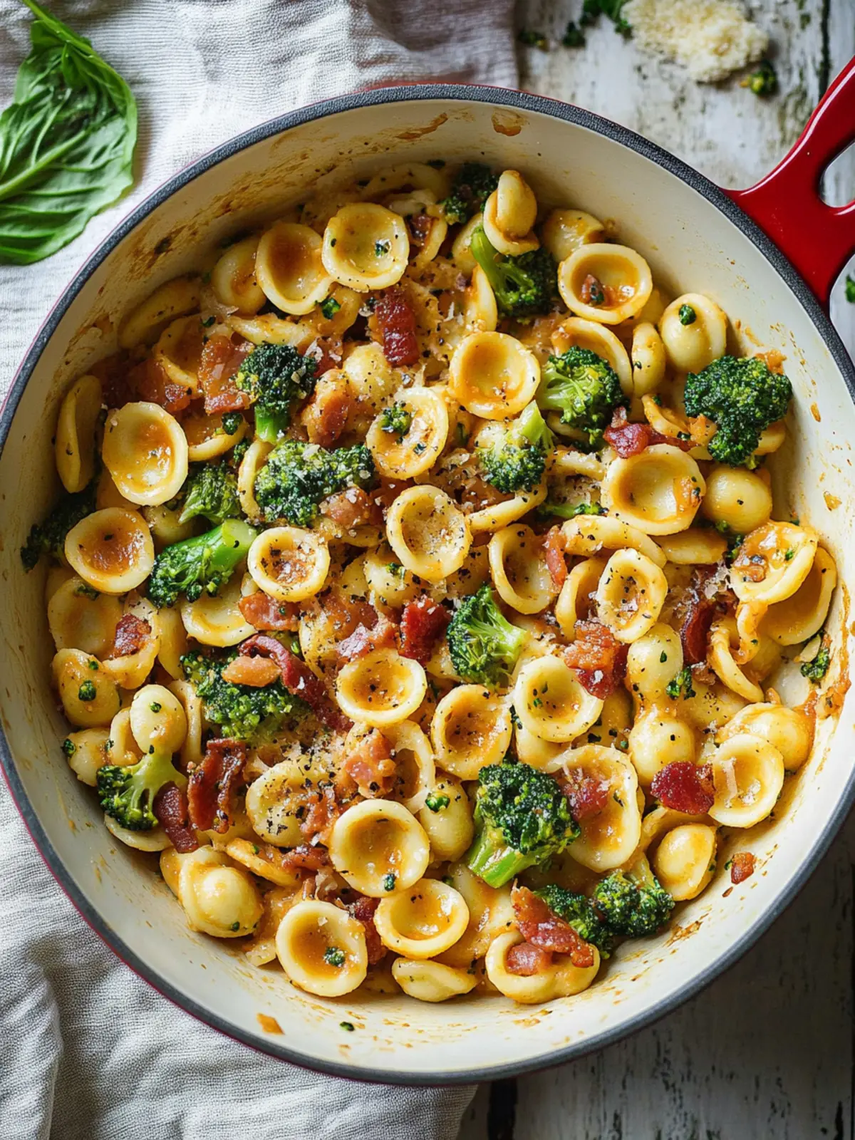 Savory Spicy Bacon Broccoli Orecchiette for Cozy Nights 2 Spicy Bacon Broccoli Orecchiette