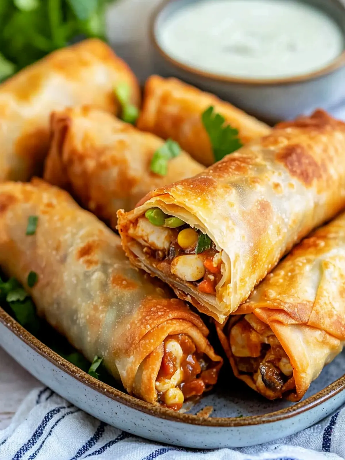 Copycat Chili's Southwest Egg Rolls Recipe You'll Love to Make 4 Copycat Chili’s Southwest Egg Rolls Recipe