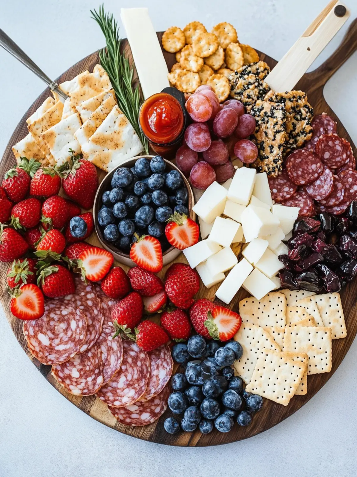 4th of July Red, White, & Blue Charcuterie Board Delight 3 4th of July Red, White, & Blue Charcuterie Board