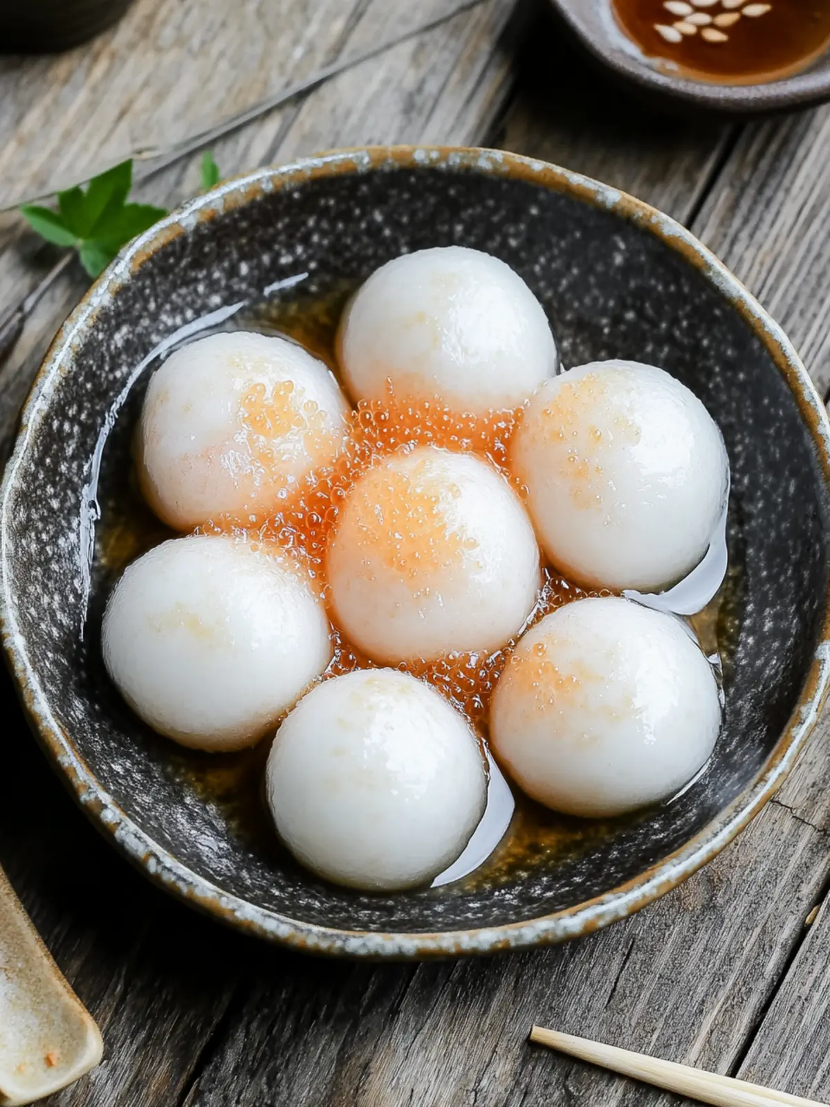 Shiratama Dango (Rice Dumplings/Mochi Balls)