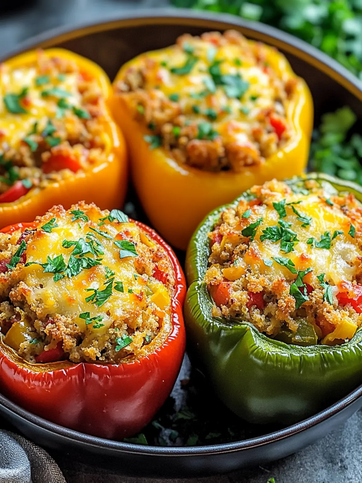 Irresistibly Easy Stuffed Bell Peppers Recipe You'll Love 3 Easy Stuffed Bell Peppers Recipe