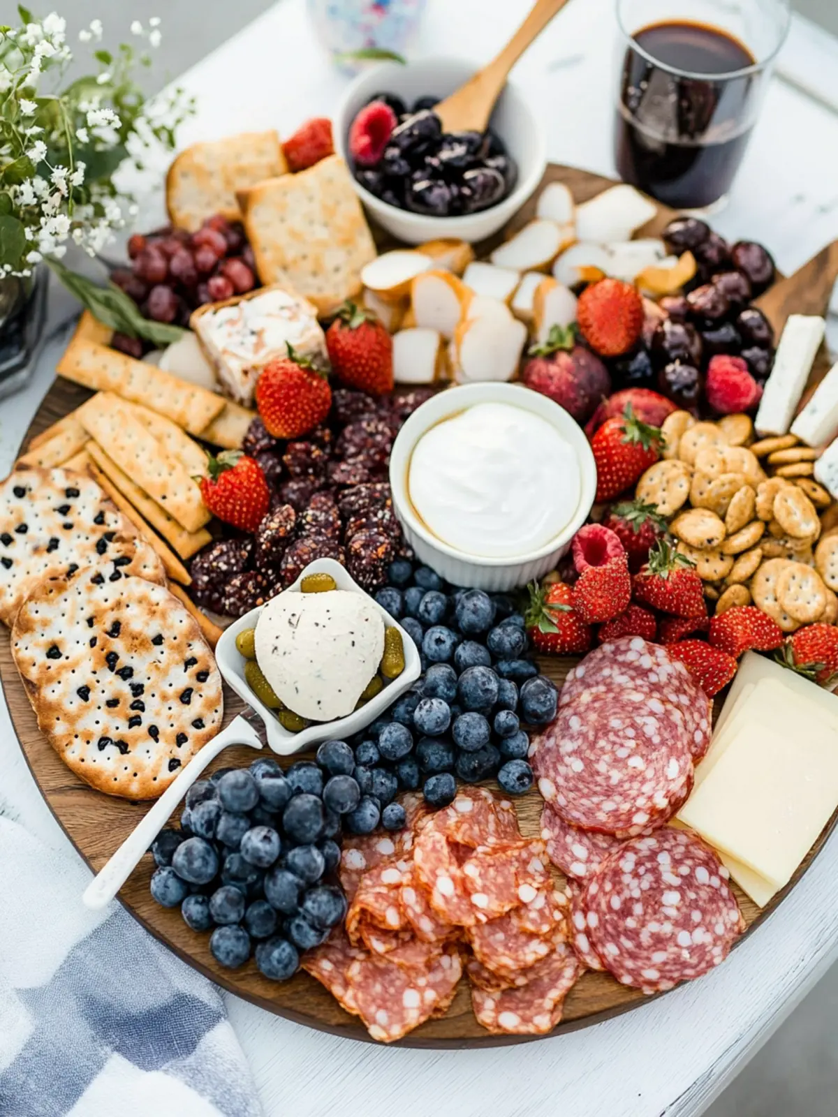 4th of July Red, White, & Blue Charcuterie Board Delight 5 4th of July Red, White, & Blue Charcuterie Board