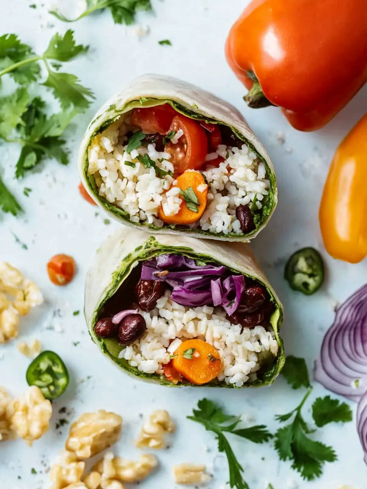 High-Protein Vegetarian Burritos Loaded with Flavor and Spice 2 High-Protein Vegetarian