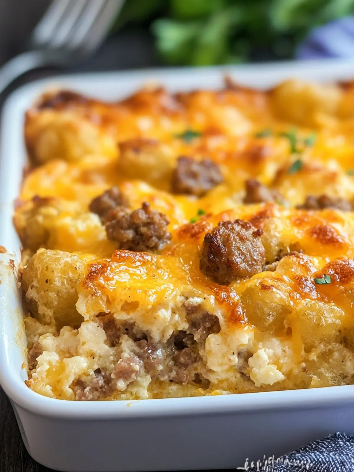 Tater Tot Sausage Breakfast Casserole for Cozy Mornings 5 Tater Tot Sausage Breakfast Casserole