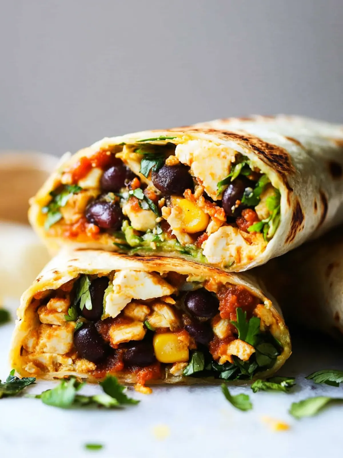 High-Fiber High-Protein Vegetarian Breakfast Burritos You’ll Love 2 High-Fiber High-Protein Vegetarian Breakfast Burritos