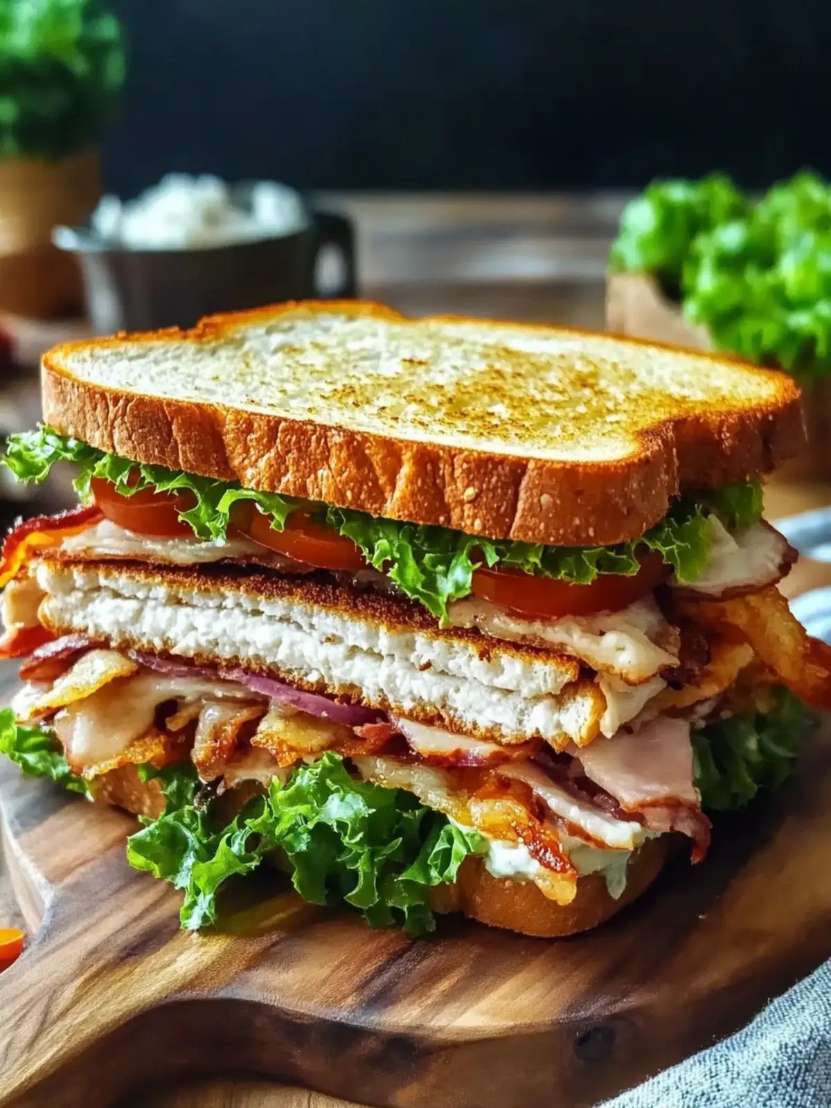 Crispy Ultimate Club Sandwich Recipe Easy Loaded with Flavor 4 Crispy Ultimate Club Sandwich Recipe Easy Loaded with Fresh Ingredients