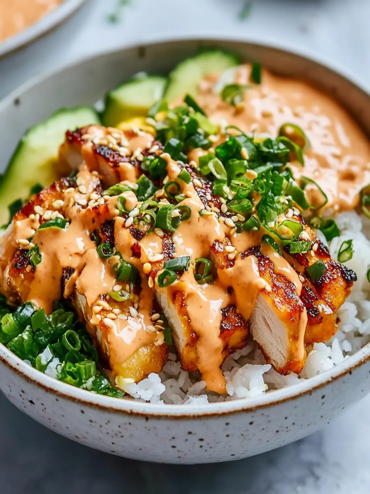 High Protein Chicken Bowl with Irresistible Bang Bang Sauce 5 High Protein Chicken Bowl with Bang Bang Sauce