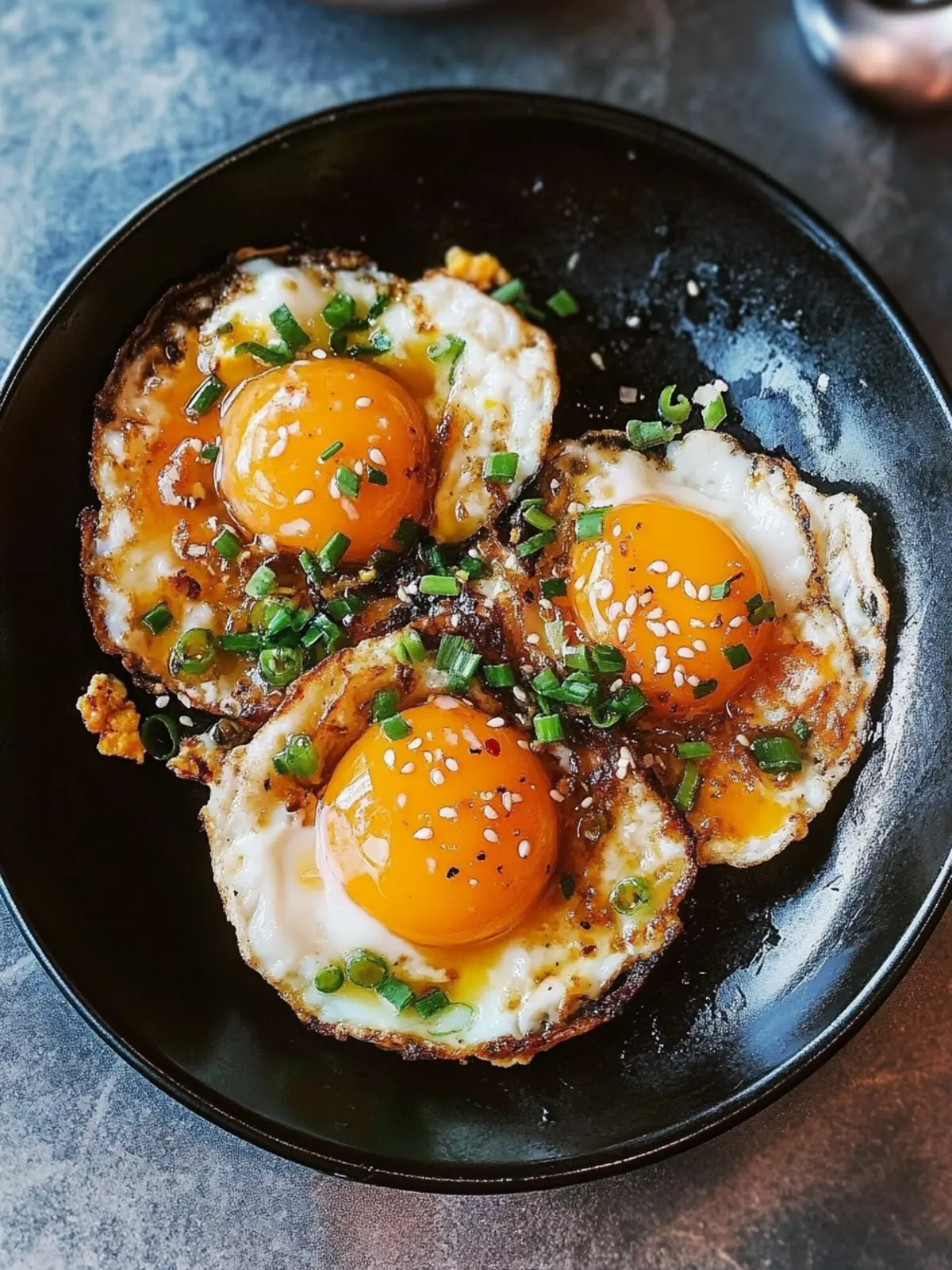 Spicy Sweet and Sour Fried Eggs in 10 Minutes!