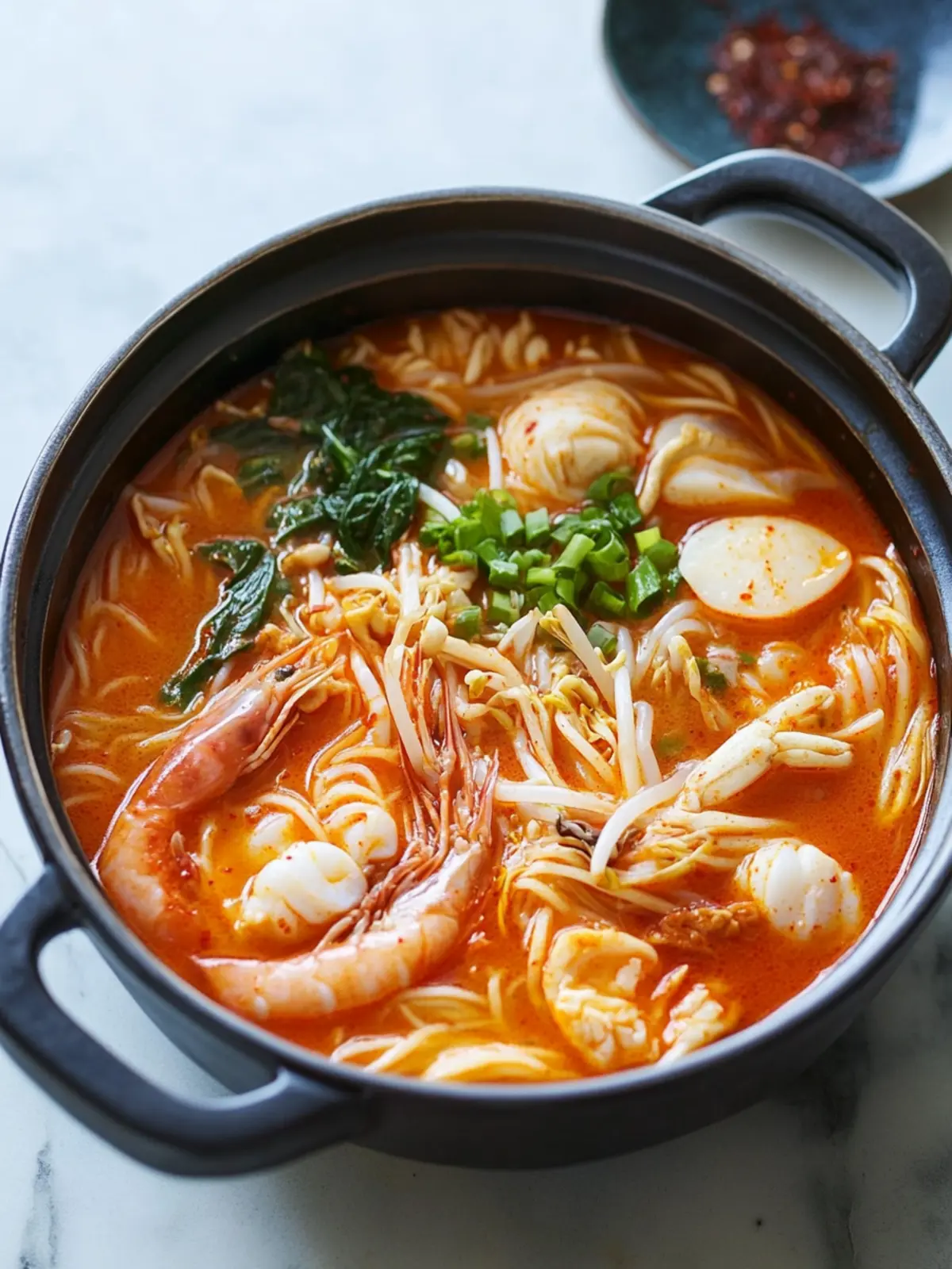 Savor Jjamppong: A Spicy Korean Seafood Noodle Sensation 2 Jjamppong (Korean Seafood Noodle Soup)