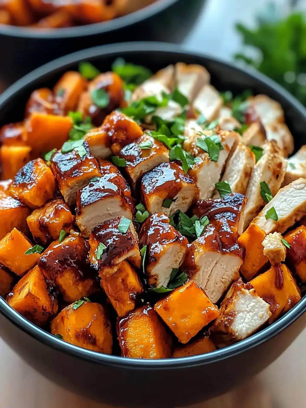 Savor the Flavor: BBQ Chicken Sweet Potato Bowl Delight 4 BBQ Chicken Sweet Potato Bowl