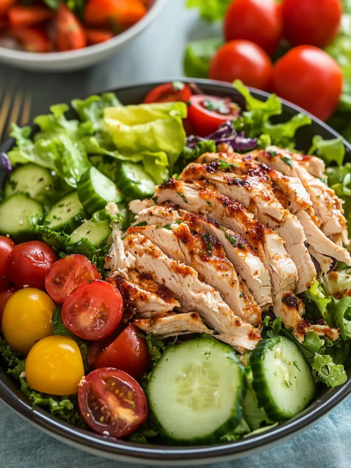 High Protein Rotisserie Chicken Salad for Easy Weeknight Dinners 2 High Protein Rotisserie Chicken Salad