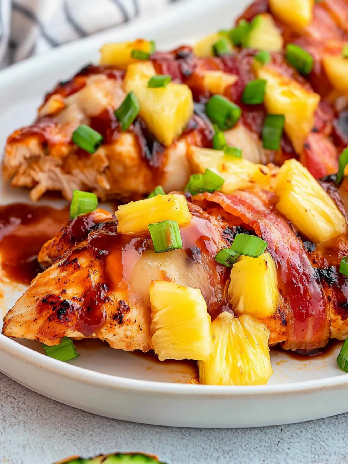 High Protein Pineapple BBQ Chicken with Bacon Bliss 4 High Protein Pineapple BBQ Chicken with Bacon