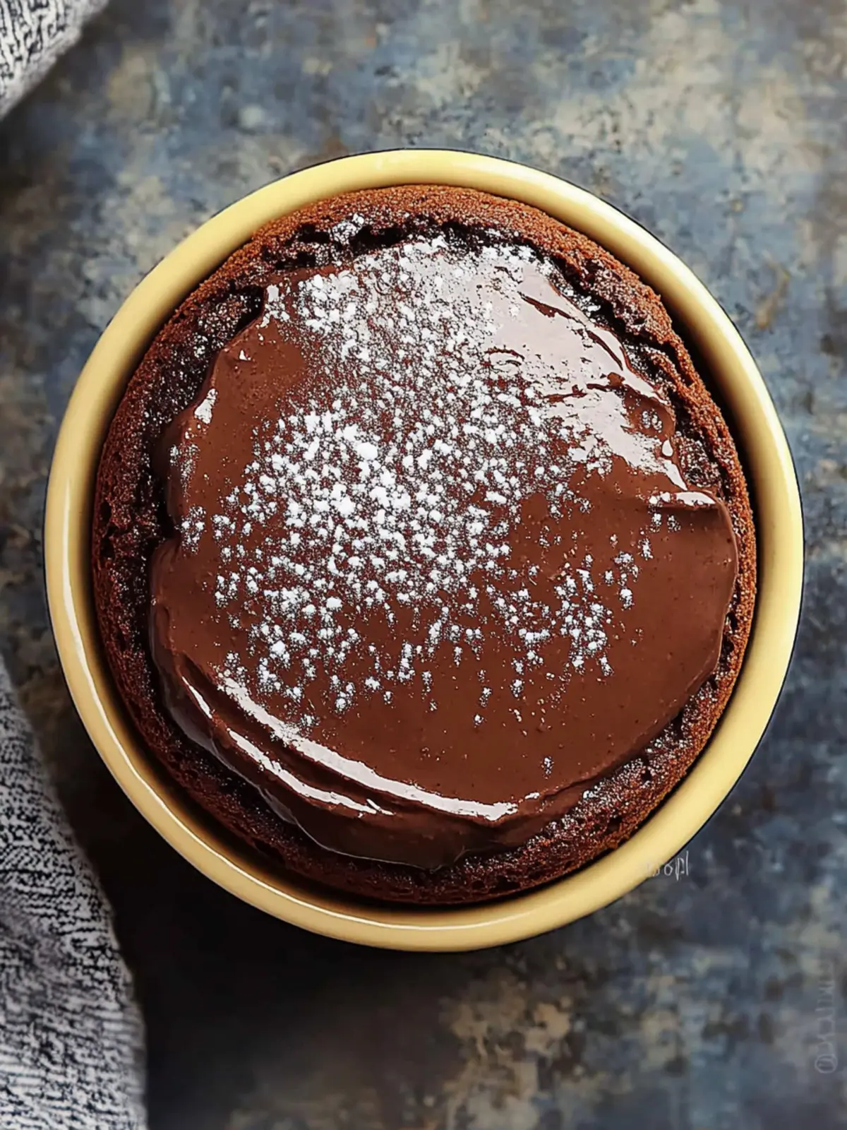 Mini 2-Ingredient Chocolate Cake