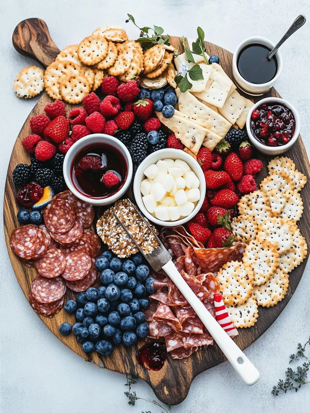 4th of July Red, White, & Blue Charcuterie Board Delight 4 4th of July Red, White, & Blue Charcuterie Board