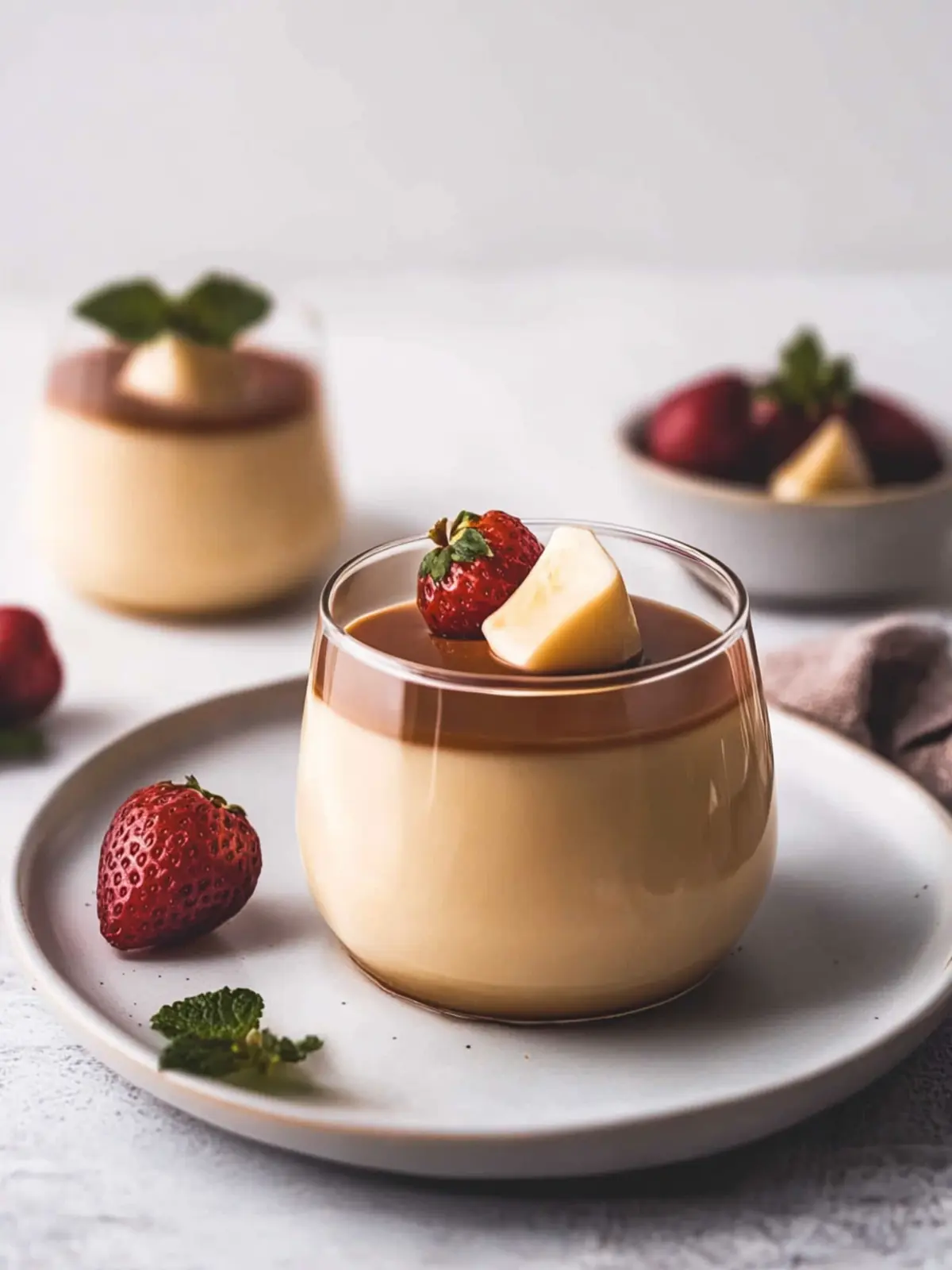 Indulge in Luxurious Baileys Panna Cotta with Chocolate Drizzle 4 Baileys Panna Cotta