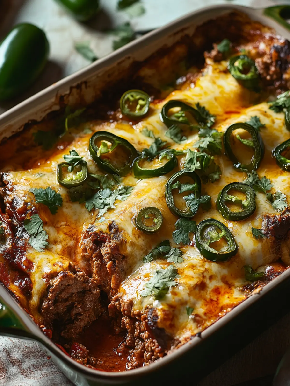 Baked Beef Chiles Rellenos Casserole: Ultimate Comfort Food Delight 2 Baked Beef Chiles Rellenos Casserole
