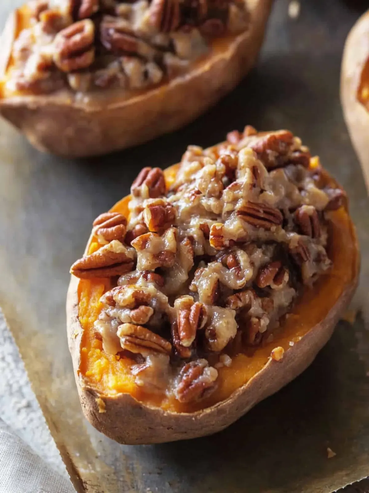 Pecan Pie Twice Baked Sweet Potatoes: A Cozy Delight 3 Pecan pie twice baked sweet potatoes