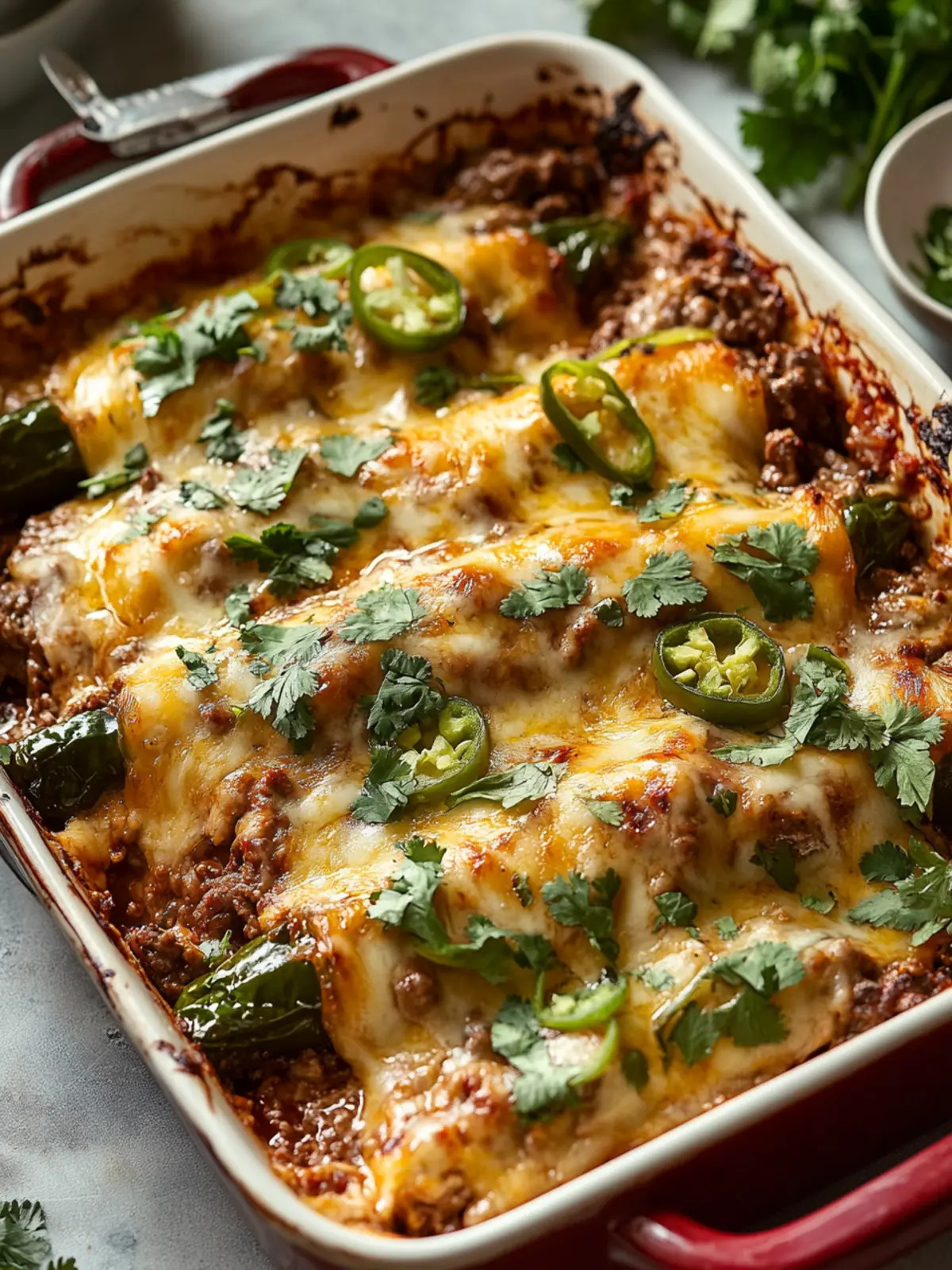 Baked Beef Chiles Rellenos Casserole: Ultimate Comfort Food Delight 4 Baked Beef Chiles Rellenos Casserole