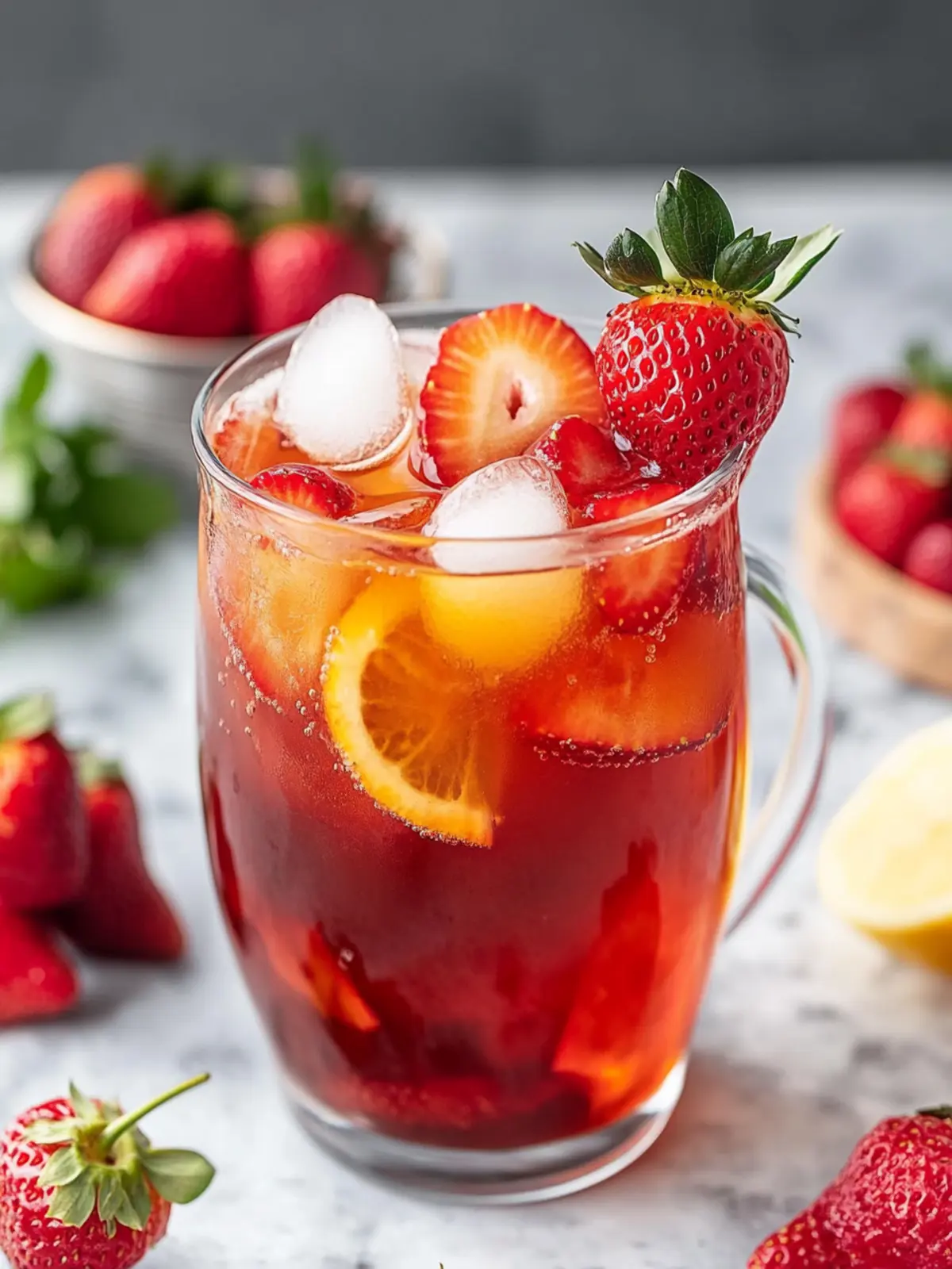 Southern Strawberry Sweet Tea That Will Refresh Your Soul 5 Southern Strawberry Sweet Tea